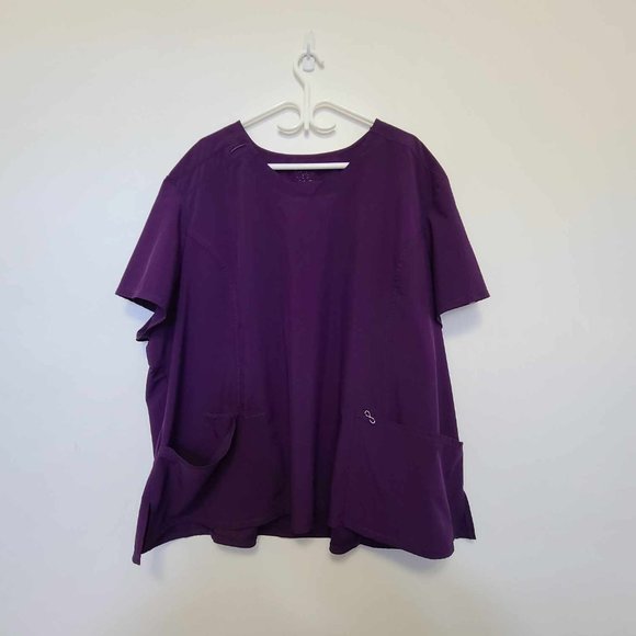 Plus Size Scrub Top - Picture 1 of 3